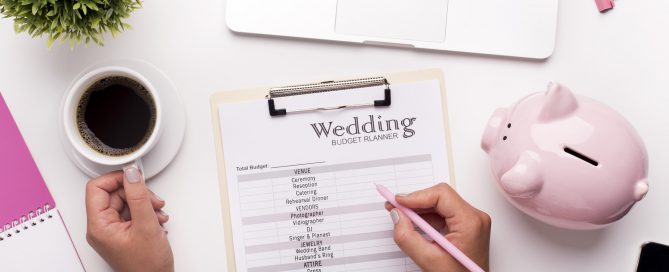 Planning budget before wedding writing ideas on paper